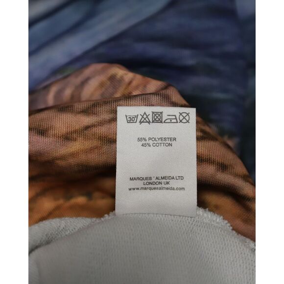 Marques Almeida Graphic Print Turtleneck Sweater in Multicolor Polyester - Picture 6 of 6